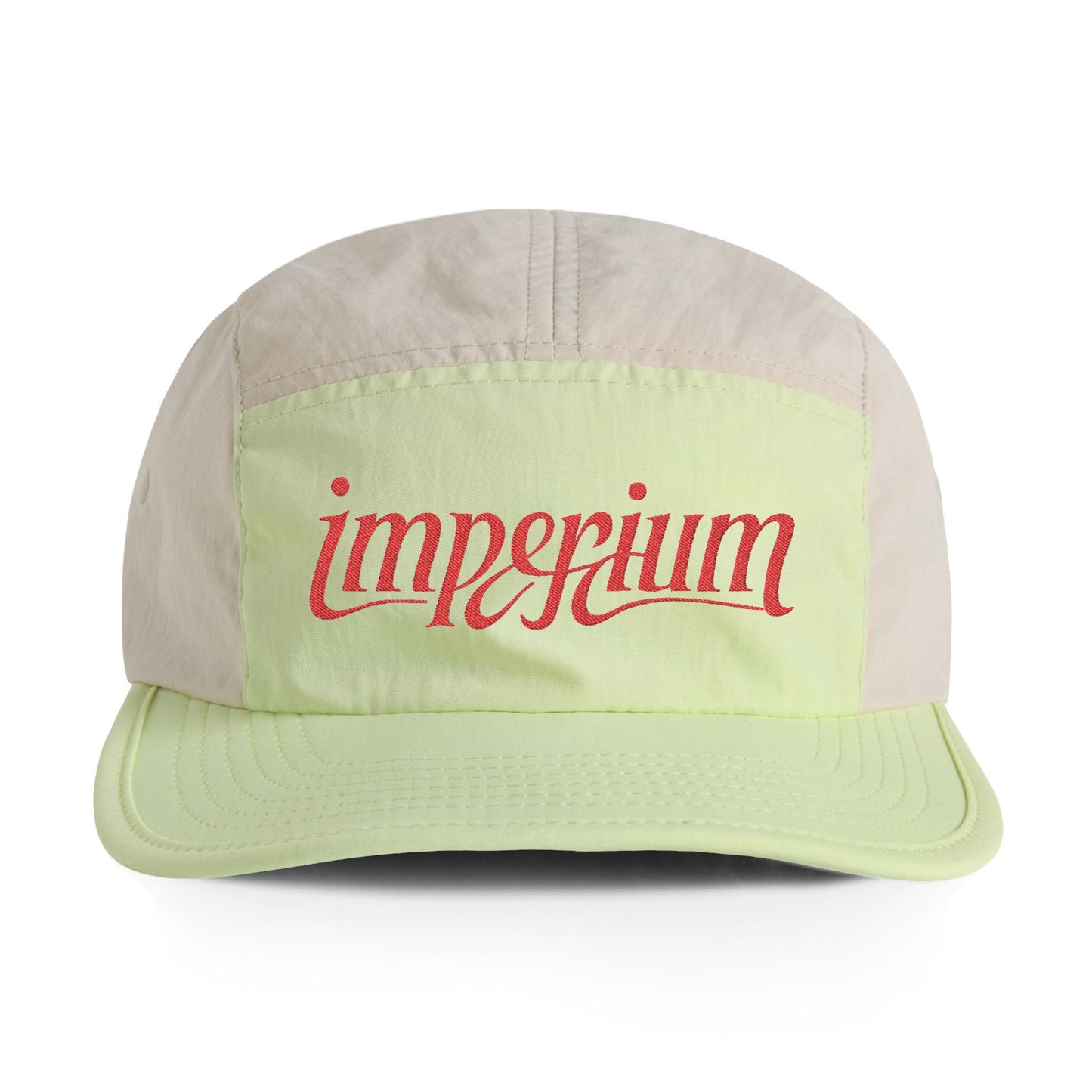 Imperium Two-Tone Nylon Cap – Retro Script Baseball Hat